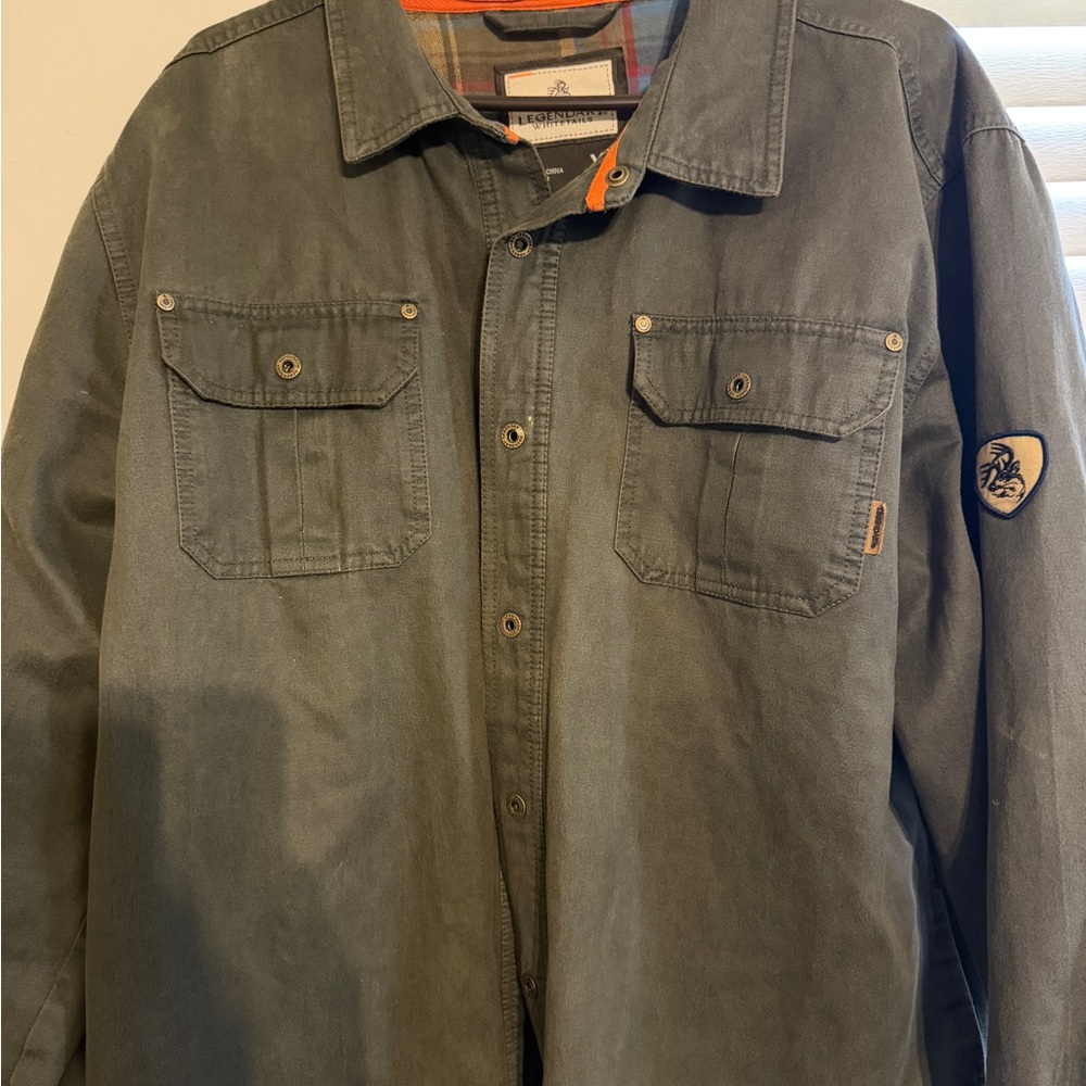 Legendary Whitetails Olive Shirt Jacket